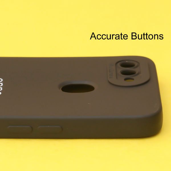 Black Spazy Silicone Case for Oppo A5s