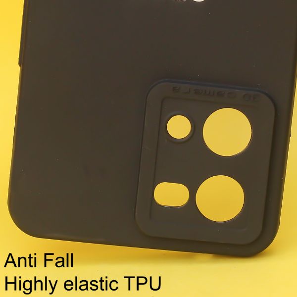 Black Spazy Silicone Case for Oppo F21 Pro 4g