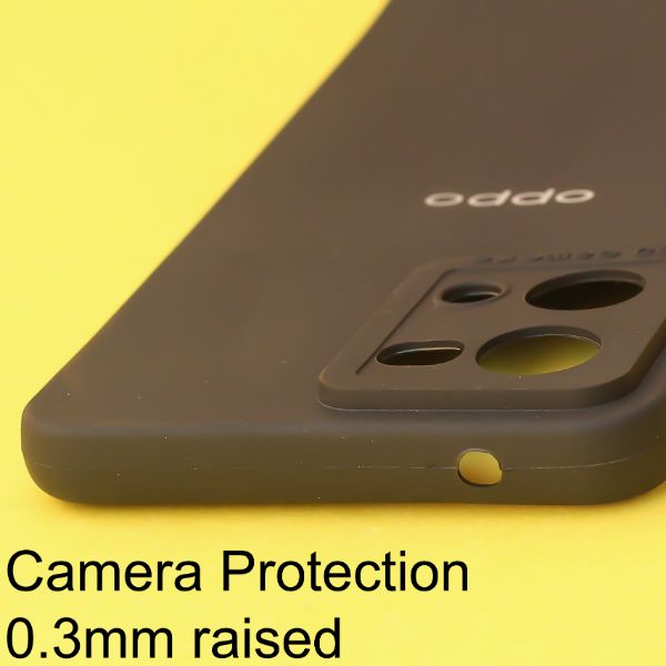 Black Spazy Silicone Case for Oppo F21 Pro 4g