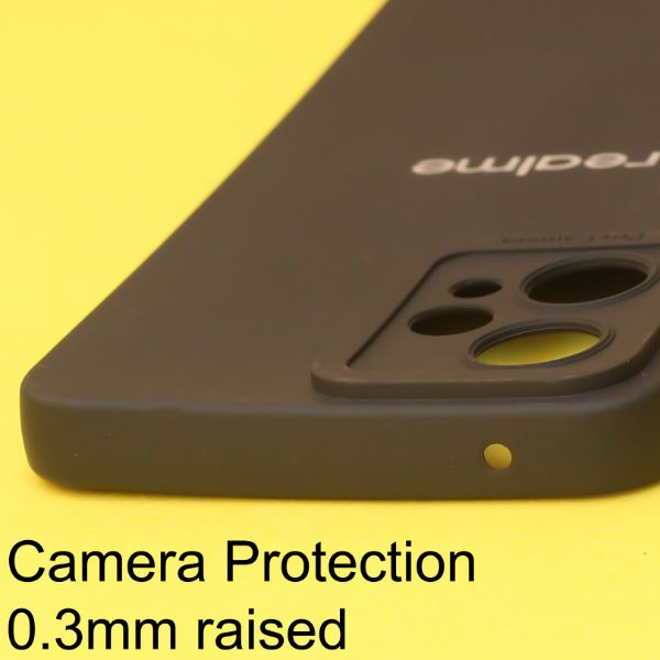 Black Spazy Silicone Case for Realme 9 pro