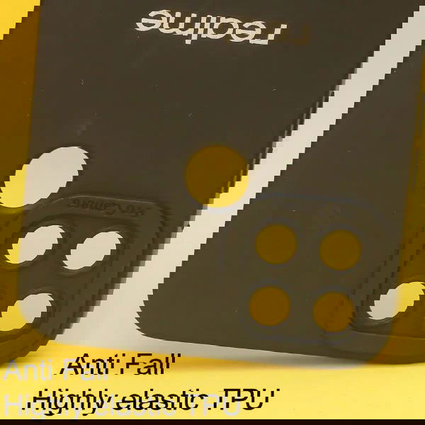 Black Spazy Silicone Case for Realme C25y