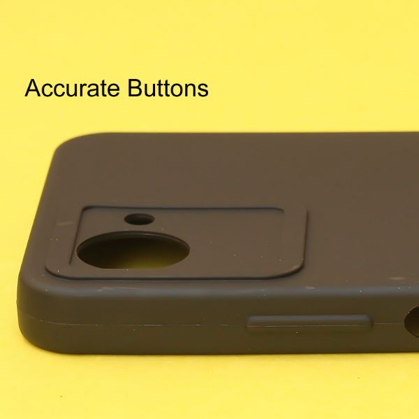 Black Spazy Silicone Case for Realme C30s