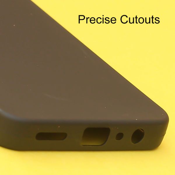 Black Spazy Silicone Case for Realme C30s