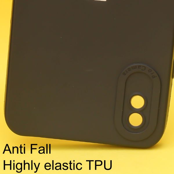 Black Spazy Silicone Case for Redmi 9A