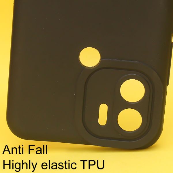 Black Spazy Silicone Case for Redmi A1 Plus