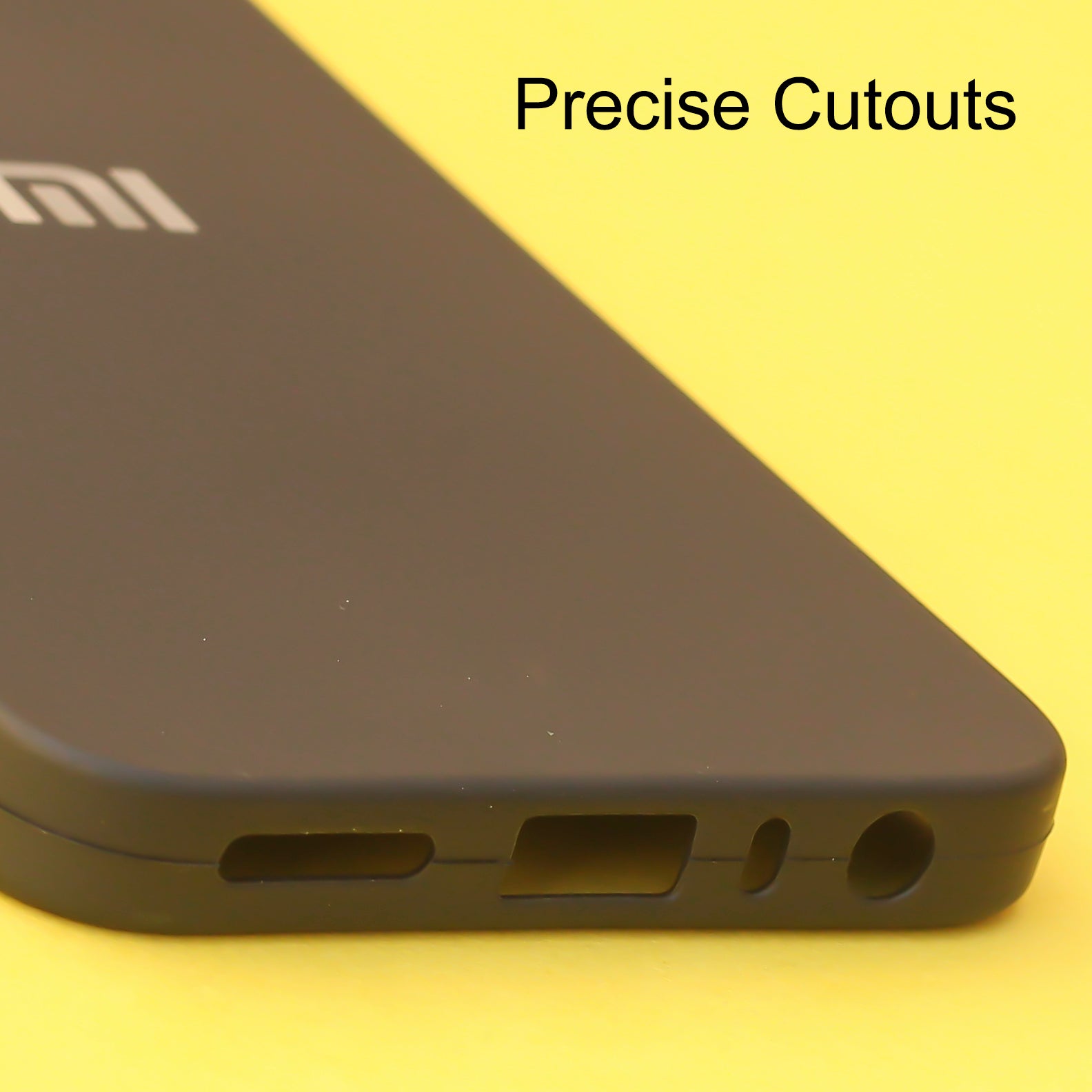 Black Spazy Silicone Case for Redmi Note 8