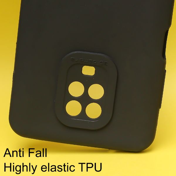 Black Spazy Silicone Case for Redmi Note 9 Pro