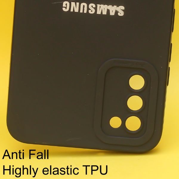 Black Spazy Silicone Case for Samsung A02s