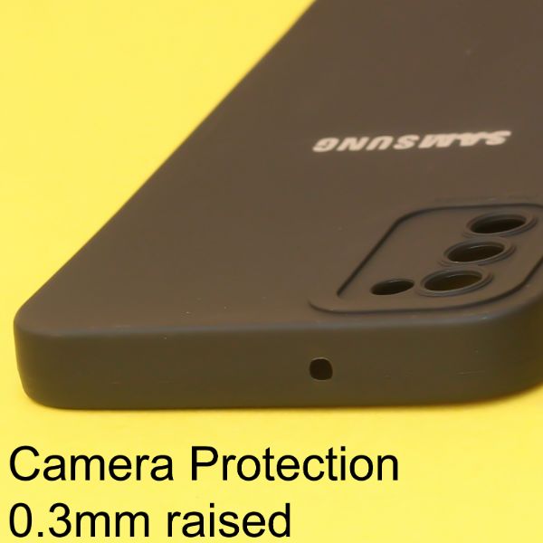 Black Spazy Silicone Case for Samsung A02s