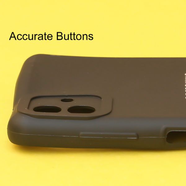 Black Spazy Silicone Case for Samsung M13