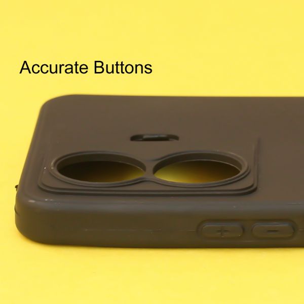 Black Spazy Silicone Case for Vivo T1 Pro