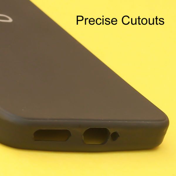 Black Spazy Silicone Case for Vivo T1 Pro