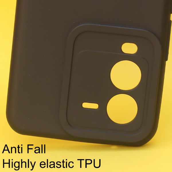 Black Spazy Silicone Case for Vivo V25 Pro