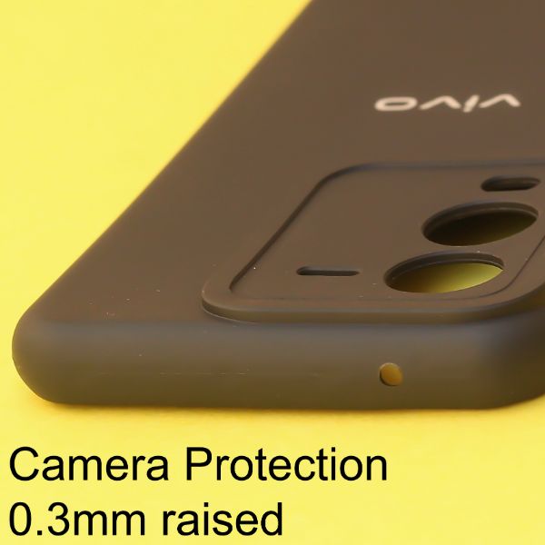 Black Spazy Silicone Case for Vivo V25 Pro