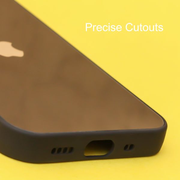 Black camera Safe mirror case for Apple Iphone 13 MIni