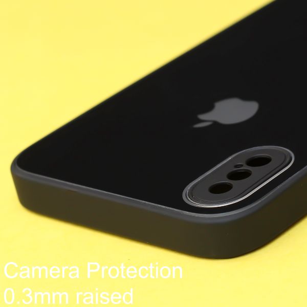 Black camera Safe mirror case for Apple Iphone X/Xs