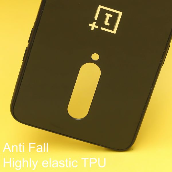 Black mirror Silicone Case for Oneplus 7 pro
