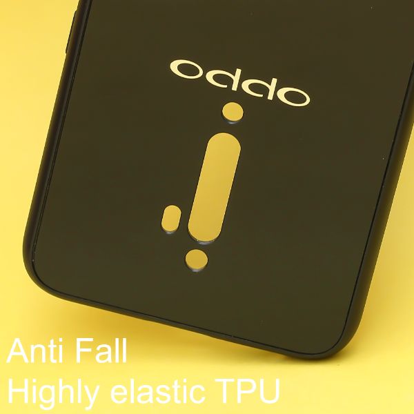 Black mirror Silicone Case for Oppo Reno 2f