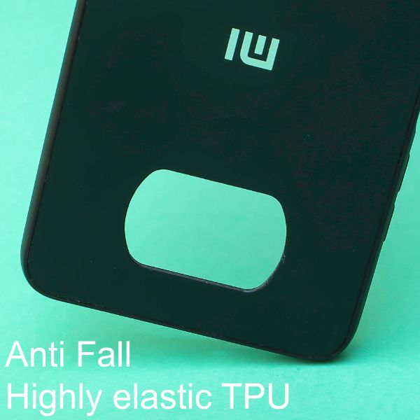 Black mirror Silicone Case for Poco X3