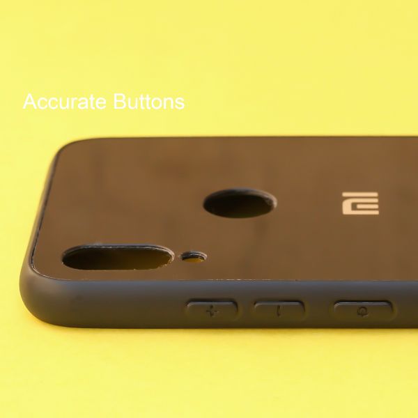 Black mirror Silicone  case for Redmi note 7