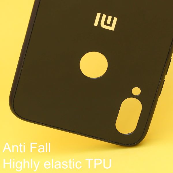 Black mirror Silicone  case for Redmi note 7 pro