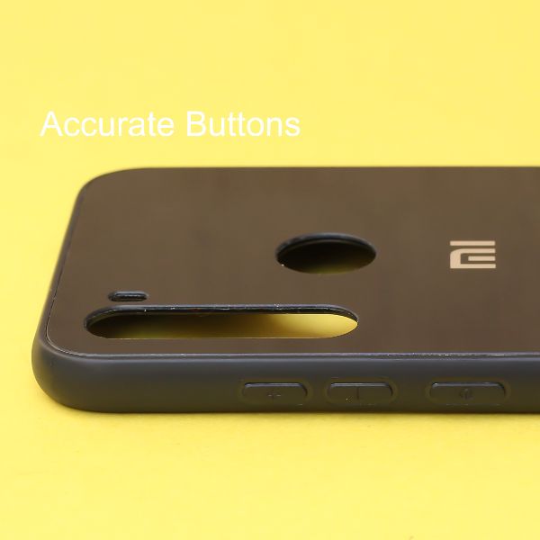 Black mirror Silicone case for Redmi note 8