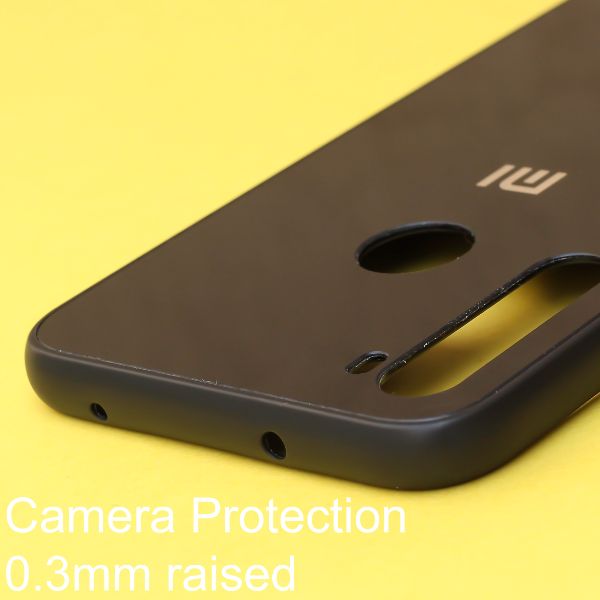 Black mirror Silicone case for Redmi note 8