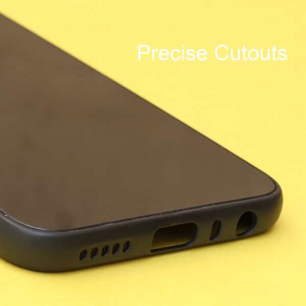 Black mirror Silicone case for Redmi note 8