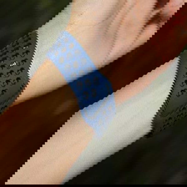 Blue Black Dotted Silicone Strap For Apple Watch Series 2  (38mm/40mm/41mm)