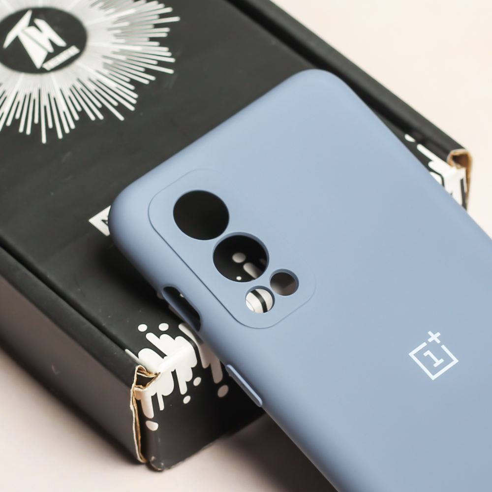 Blue Camera Original Silicone case for Oneplus Nord 2