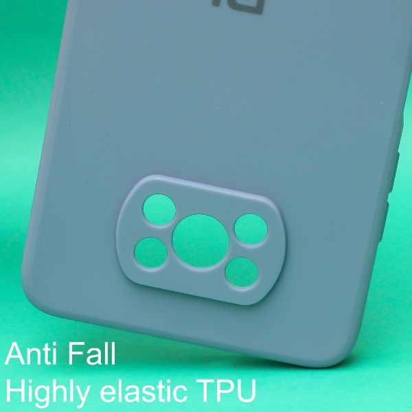 Blue Candy Silicone Case for Poco X3