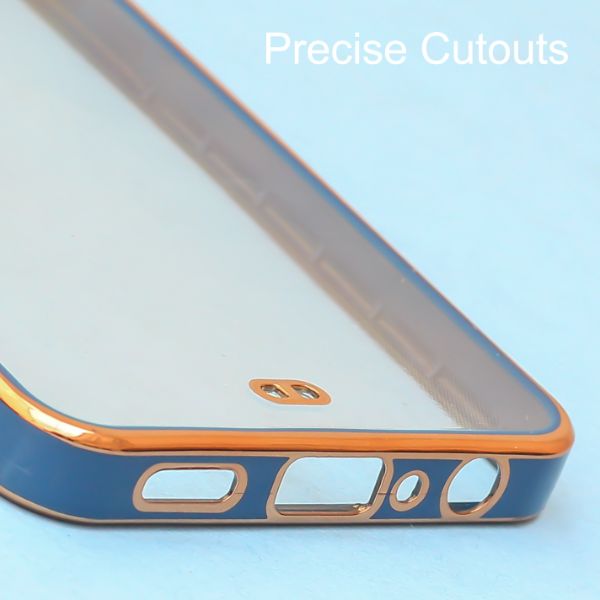 Green Electroplated Transparent Case for Oppo F19 Pro