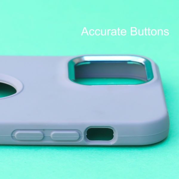 Blue Guardian Metal Logo cut Case for Apple iphone 14 Pro