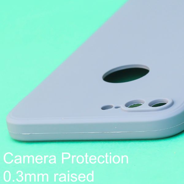 Blue Logo Cut Candy Silicone Case for Apple Iphone 7 Plus