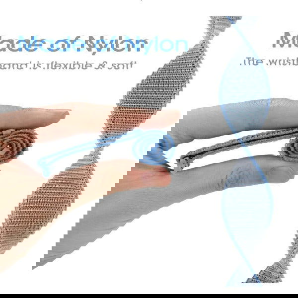 Blue Nylon Strap For Apple Watch Series 2 (38mm/40mm/41mm)