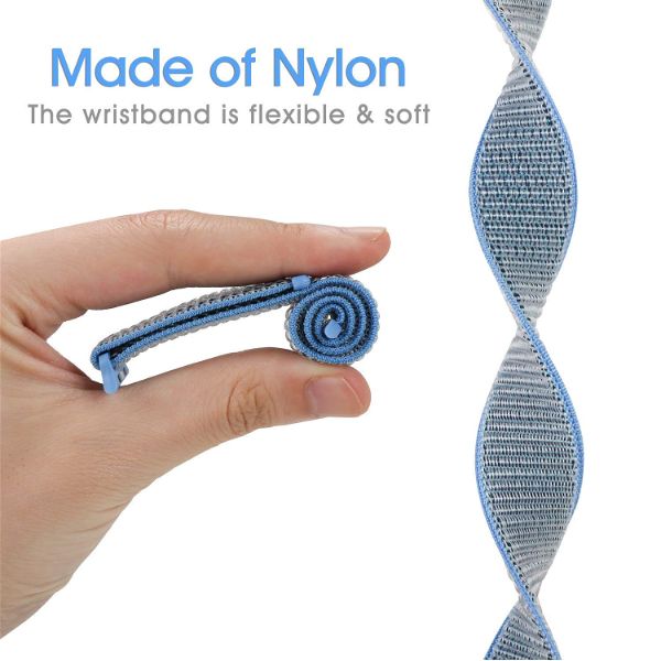 Blue Nylon Strap For Smart Watch 20mm