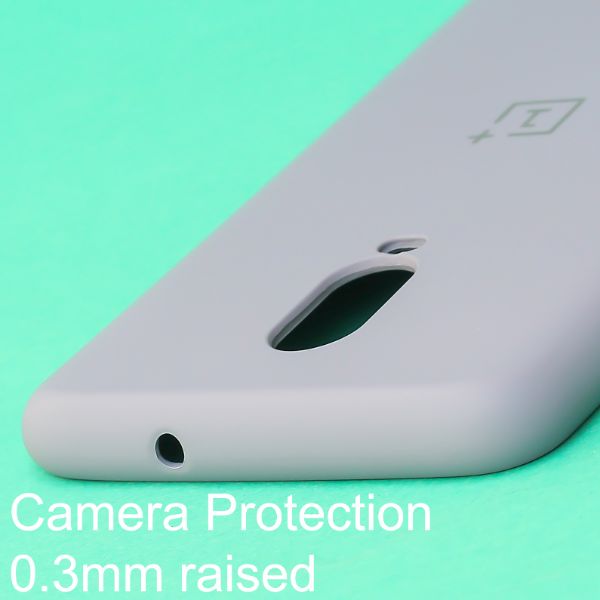 Blue Original Camera Safe Silicone case for Oneplus 6T
