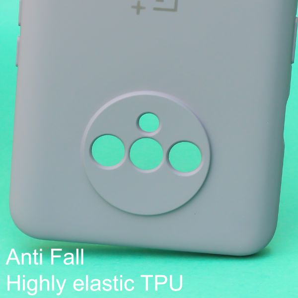 Blue Original Camera Safe Silicone case for Oneplus 7T