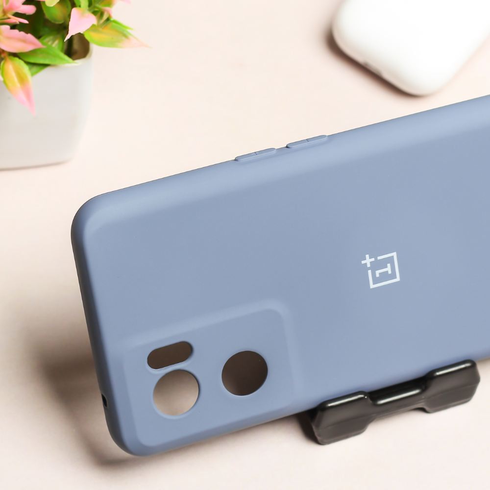 Blue Original Camera Safe Silicone case for Oneplus Nord CE 2