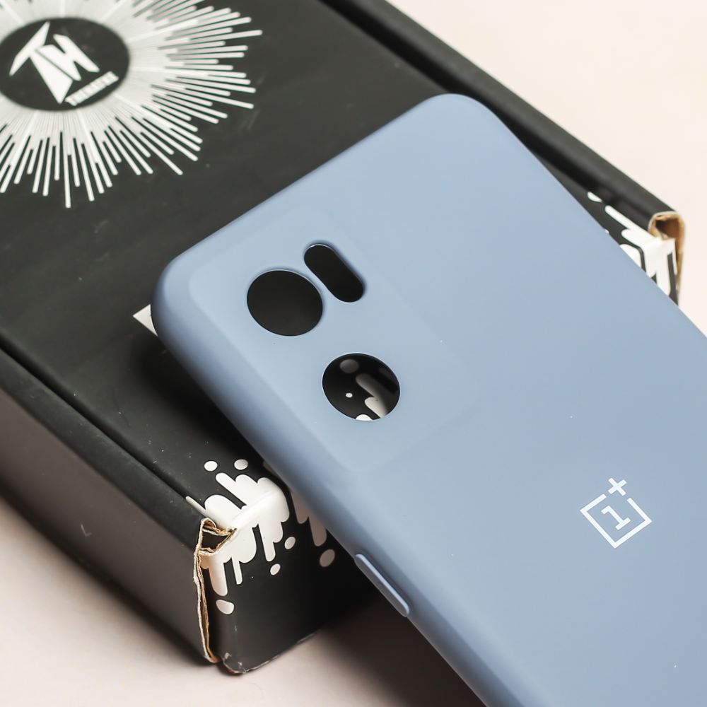 Blue Original Camera Safe Silicone case for Oneplus Nord CE 2