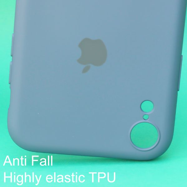 Blue Original Camera Silicone case for Apple iphone XR