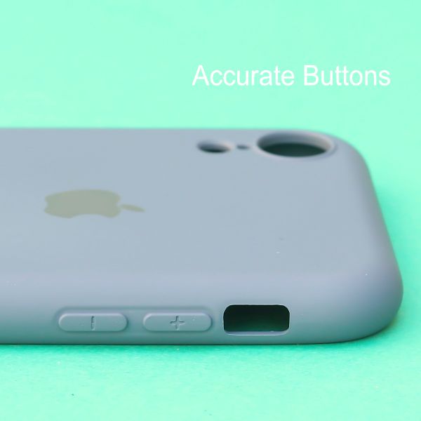 Blue Original Camera Silicone case for Apple iphone XR
