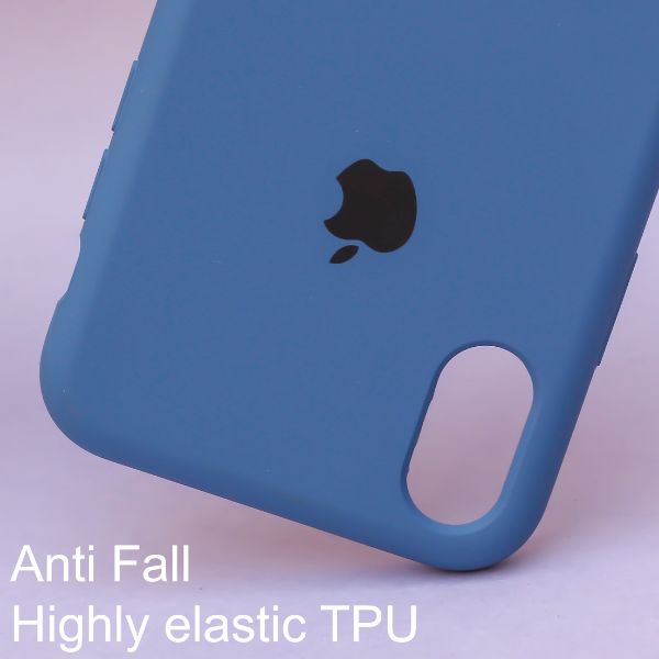 Blue Original Silicone case for Apple iphone X/Xs