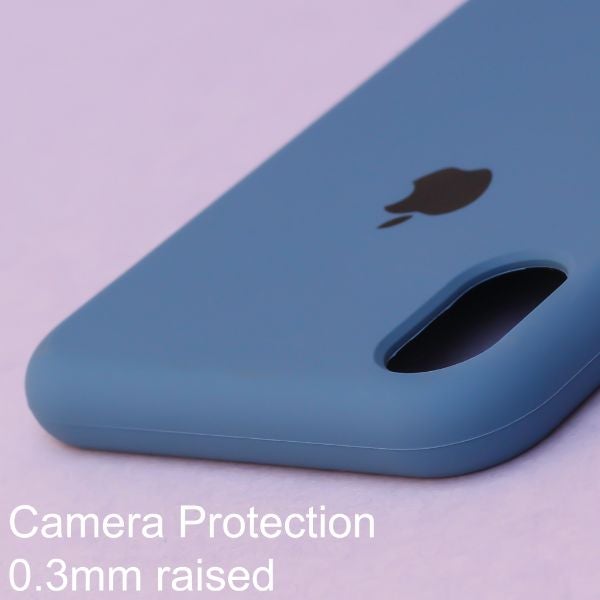 Blue Original Silicone case for Apple iphone Xr