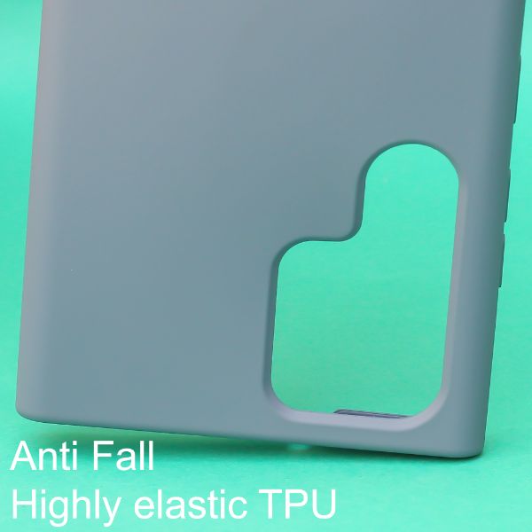 Blue Original Silicone case for Samsung S22 Ultra