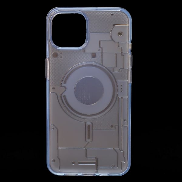Blue Shade Trans silicon Case for Apple iphone 13 Pro Max