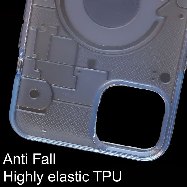 Blue Shade Trans silicon Case for Apple iphone 13 Pro Max