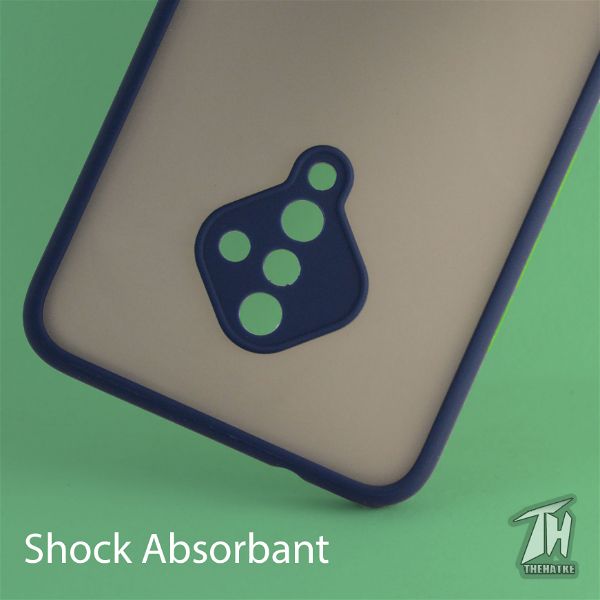 Blue Smoke Camera Safe Silicone case for Vivo S1 pro