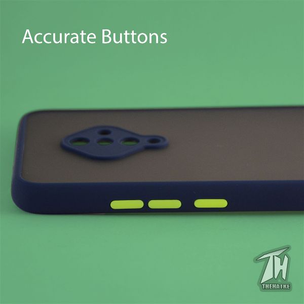 Blue Smoke Camera Safe Silicone case for Vivo S1 pro