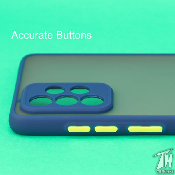 Blue Smoke Camera Safe case for Samsung A72
